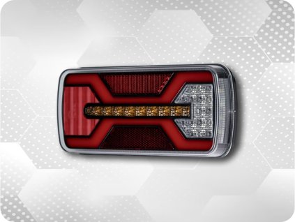 LED ZADNJA LUČ X-SPIDER 5 FUNKCIJ, R10, R148, R150, IP67, MONTAŽA NA VIJAKE [L2424]