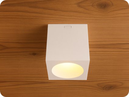 LED nadgradna svetilka CHLOE 7W, 560lm, CCT, kvadratna, bela [SLI043034CCT_PW]