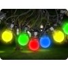 Svetlobna veriga 10x 0,5W RGB LED žarnice, 5m, 24V, IP44