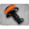 Opozorilna luč LED PICO LED oranžna flex, R10 R65, z nosilcem [ALR0055]
