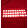 LED MODUL 1,5W, 3 LED, SMD 2835, IP67, rdeča