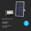 LED solarni reflektor s 35W solarno ploščo, 2450lm, IP65, 15000mAh