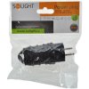 Vtič iz mokre gume Solight, neposreden, IP44, črn [P76]