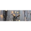 Solight LED zunanja božična veriga, 400 LED, 20 m, 5 m vodila, 8 funkcij, IP44, topla bela [1V07-WW]