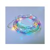 LED dekorativna veriga 10m, 100LED, RGB, 8 funkcij, z adapterjem, srebrni baker [X01100312]