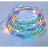 LED dekorativna veriga 20 m, 200LED, RGB, 8 funkcij, z adapterjem, srebrni baker [X01200312]