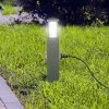 Vrtna LED svetilka E27, IP44, 2x vtičnica, višina 45,5 cm