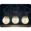 Svetlobna veriga LED, 5m, 10x0,4 W, 550lm, IP44, 3000K/2-PACK!