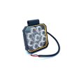 LED delovna luč 20W, 1133lm, kvadratna, 9xLED, 12V/24V [L0177]