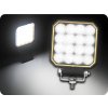 LED delovna luč 25W, 1711lm, kvadratna, 16xLED, 12V/24V [L0178]