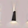 LED stenska svetilka 4W, 476lm, črna