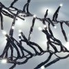 Solight LED zunanja božična veriga z daljinskim upravljalnikom, Grozd, 5m, 576 LED, 8 funkcij, časovnik, IP44, hladno bela [1V11-W]