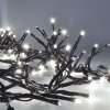 Solight LED zunanja božična veriga z daljinskim upravljalnikom, Grozd, 5m, 576 LED, 8 funkcij, časovnik, IP44, hladno bela [1V11-W]