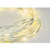 LED okrasna veriga 10m, 100LED, rumena, 8 funkcij, z adapterjem, srebrno bakrena
