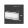 LED stenska svetilka 9W 850LM UP&DOWN siva IP65