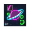 Forever light Neon LED dekoracija PLANET z zatemnitvijo, večbarvna, USB [RTV100447]