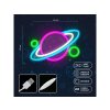 Forever light Neon LED dekoracija PLANET z zatemnitvijo, večbarvna, USB [RTV100447]