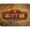 LED retro kovinski znak Fresh Brewed Coffee [RTV100462]