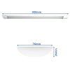 Prizmatični LED panel 20W, 2400lm, 90cm, 1+1 gratis!