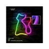 Forever light Neon LED dekoracija CAT večbarvna, 3xAA/USB [RTV100440]