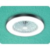 22W stropni ventilator z LED lučko 36W, z daljinskim upravljalnikom, CCT, 6 hitrosti, črn [FANOKBL10G]