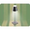 LED NAMIZNA SVETILKA FIZZI 2,5W, 200LM, 4000MAH, 5V, MOŽNOST ZATEMNITVE, 4000K, IP54, ČRNA [LD-FIZZI-10-DEC]