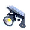 LED solarna vtičnica 2W, 40lm, IP65, črna, 2-PACK!