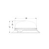 KAMAR LED OPOZORILNA SVETILKA ZA VILIČARJE, 12W, 10-110V, 1MODE, R10, R65, IP66, NAVIJAČNA MONTAŽA [LW0051]