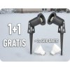 Vrtna vgradna svetilka za GU10, aluminij, IP65, 1+1 gratis + 2x GU10 žarnice gratis!
