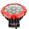 DELOVNA SVETILKA LED, OKROGLA 51W (3825LM), 24V, 6500K, IP67, RDEČA [L0091]