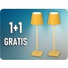 LED LINE® NAMIZNA SVETILKA TAZA 3,5W, 400LM, CCT, IP54, ZA POLNJENJE, 2X2000MAH, RUMENA, 1+1 gratis! ​​[208971]