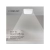 LED SVETILKA 24W, 2500LM, KVADRATNA, BEL OKVIR