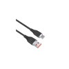 Kabel USB-C, priključek USB 2.0 A - priključek USB-C 3.1, silikonski, 1 m [SSC1601-S]