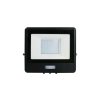 LED reflektor s PIR senzorjem 30W, 2340lm, črn