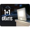 LED reflektor s PIR senzorjem 30W, 2340lm, bel, 1+1 gratis!