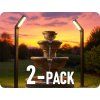 Solarna LED svetilka 1,7W, 80lm, CCT menjava barve/2-PACK!