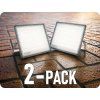 LED reflektor 100W, 8150lm, 90°, CCT, IP65, siv, 2-PACK!