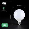 LED žarnica E27, 22W, 2600lm, G120, CRRE čip