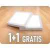 LED nadometna plošča z napajalnikom 24W, 2640lm, spreminjanje barve 3000K/4000K/6500K, kvadratna, 1+1 gratis!