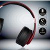 Brezžične Bluetooth slušalke, 500mAh, rdeče