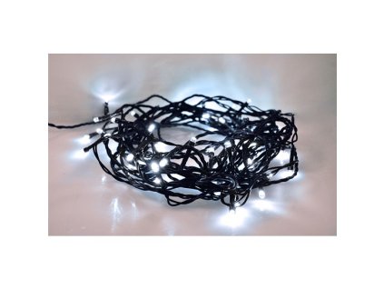 Świąteczny łańcuch Solight LED, 300 diod LED, 30 m, przewód 5 m, IP44,  biały kolor (1V04-W)