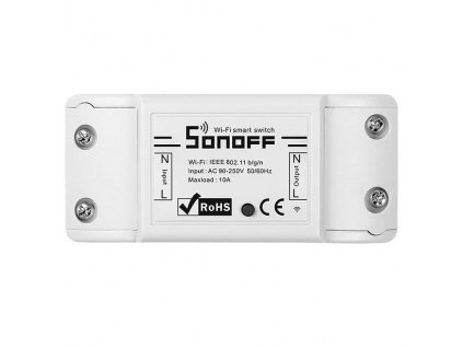 Smart wyłącznik WiFi Sonoff Basic R2, 90-250V, max 2200W (M0802010001)