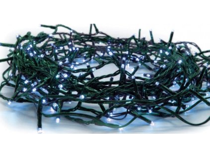 Łańcuch świąteczny zewnętrzny LED, 300 LED, 14.95m, zasilanie 3m, 8 funkcji, IP44, niebieski (X08300612)