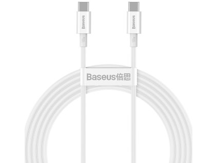 Kabel Baseus Superior Series USB-C-> USB-C, 100W, 2m, biały (CATYS-C02)