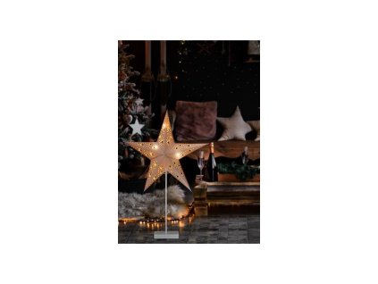 Solight LED Gwiazda Świąteczna, stołowa, 10x LED, 3x AA (1V262)