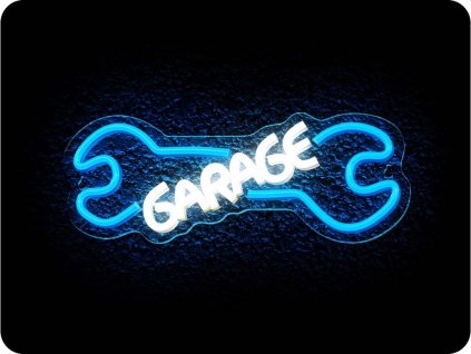 Neolia Neonowa dekoracja LED GARAGE ściemnialna, 5V, USB [RTV100478]