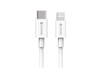 KABEL COMMA MFI USB-C - LIGHTNING 3A, 1,5M, BIAŁY [GSM177522]