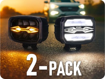 Lampa LED NINJA 80W/5W/10W, 12/24V, owalna/2-PACK! [L3443]