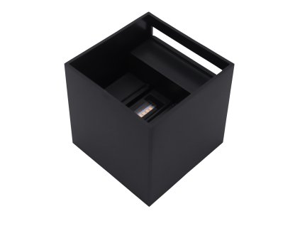 Kinkiet LED 2x3W, 450lm, IP54, czarny