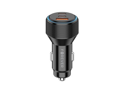 Adapter ładowarki samochodowej PD QC 1x USB-A, 2x USB-C, 66 W, czarny [GSM194957]